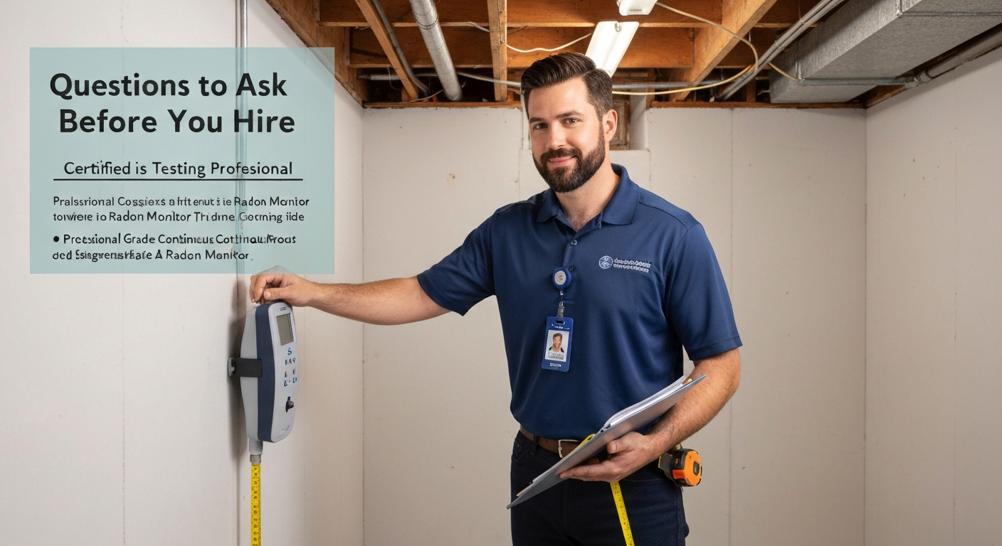 NRPP- or NRSB-certified radon professionals follow strict protocols to ensure accurate, unbiased test results.