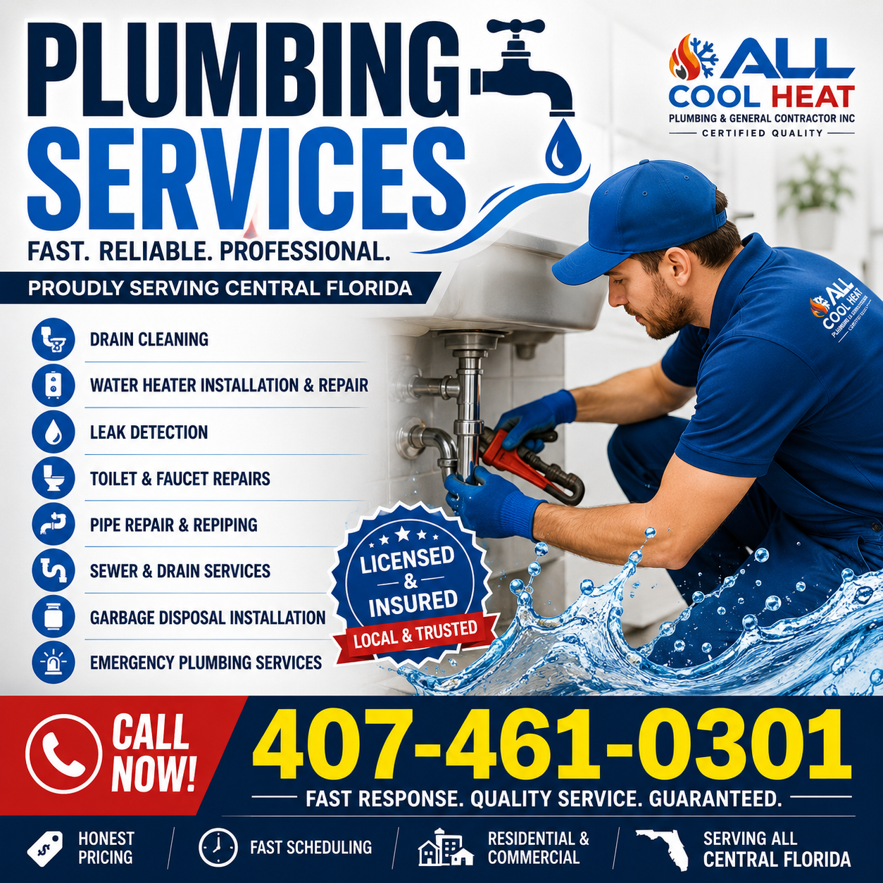 All Cool Heat Plumbing & General Contractor Inc photo 2